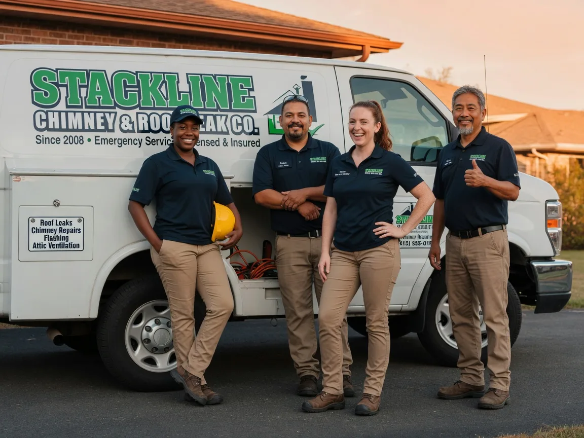 Chimney flashing repair company in Versailles, IL